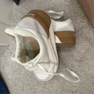 Cream Canvas Sneakers